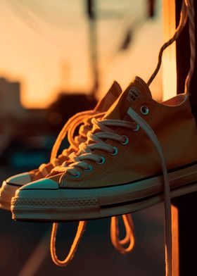 Yellow Converse Sneakers