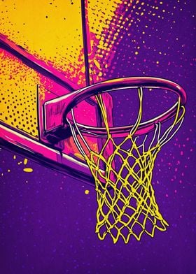 Basketball Sport Colorfull