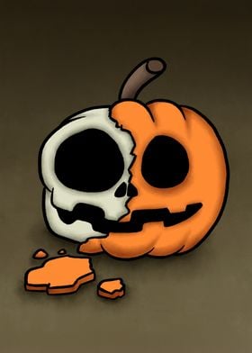 Pumpkin Skull