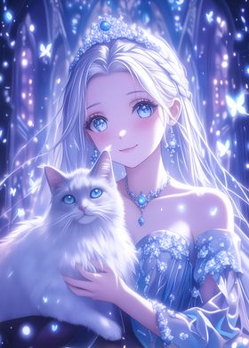 Anime Princess Turkish Angora Cat