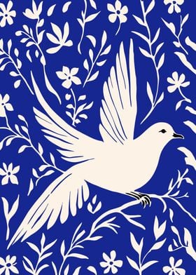 Blue Peaceful Dove