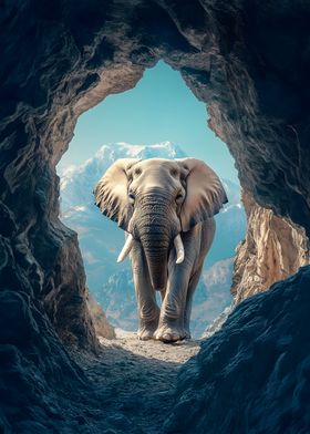 Elephant in Cave