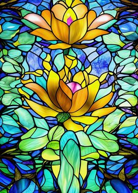 Stained Glass Flowers