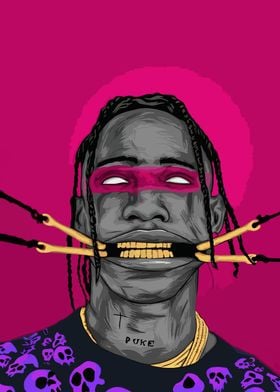 Travis Scott Digital Art