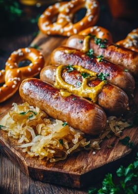 German Sausage Platter