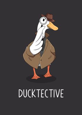 Duck Detective Funny Puns