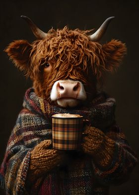 Highland Cow Fall Coffee