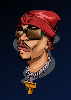 Hip Hop Character Illustration