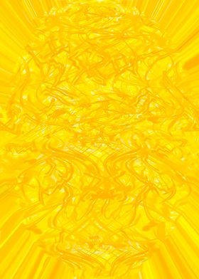 Abstract Yellow Swirls