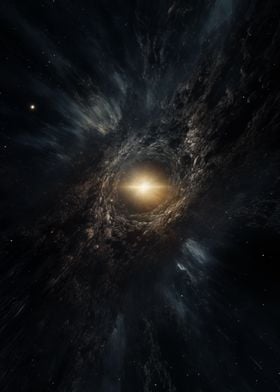 Spiral Galaxy in Space