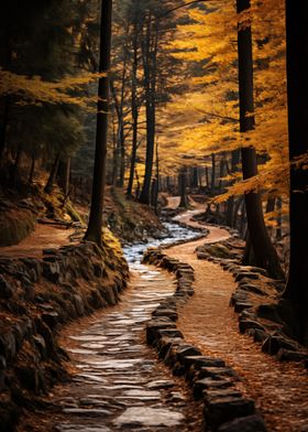 Autumn Forest Path