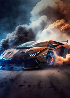 Lamborghini Aventador Smoke