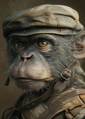 Chimpanzee Soldier