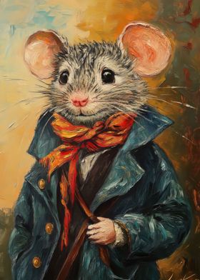 Mouse in a Blue Coat