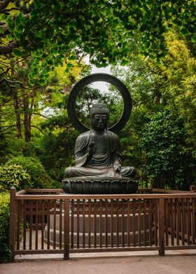 Buddha Statue in Garden