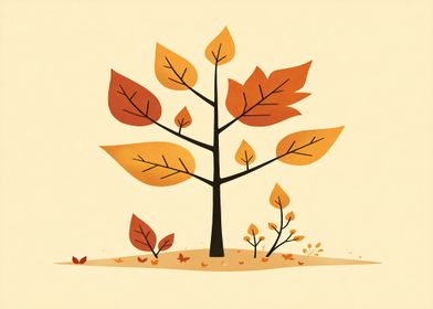 Autumn Tree Illustration