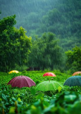 Rainy Day Umbrellas