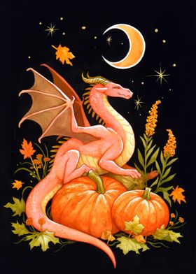 Fantasy Halloween Dragon