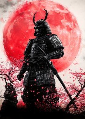 Samurai Warrior Art Print