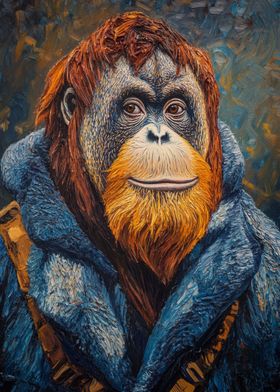 Orangutan Portrait