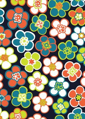 Retro Floral Pattern