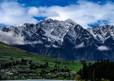 Snow-capped Mountain Range