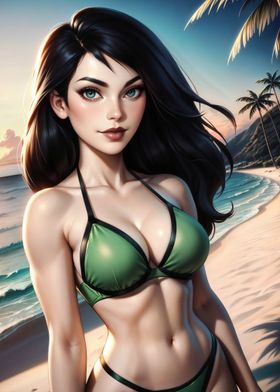 Shego On Beach