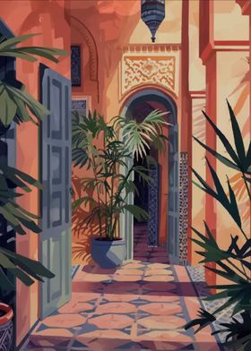 Moroccan Courtyard