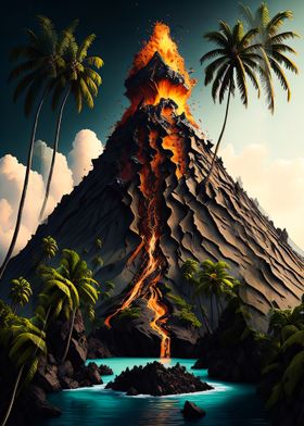 Volcanic Island Paradise