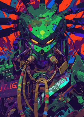 Cyberpunk Mecha Art