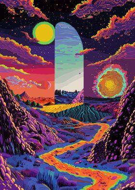 Psychedelic Landscape