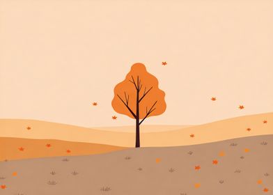 Autumn Tree Landscape