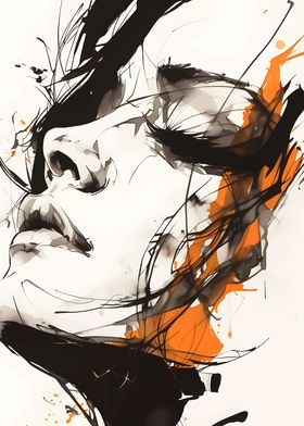 Abstract Woman Portrait