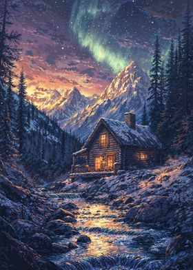 Cabin in the Snow Mountains