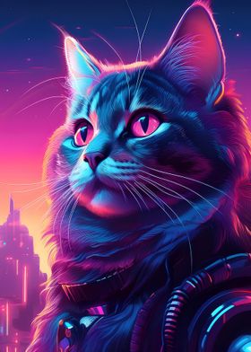 Cyberpunk Cat