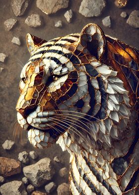 Mosaic Tiger