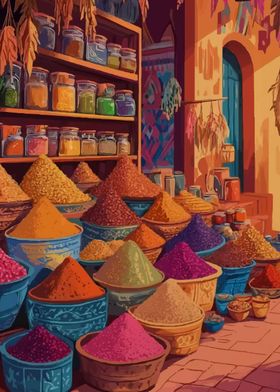 Spice Market Stall