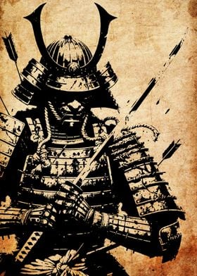 Samurai Warrior Print