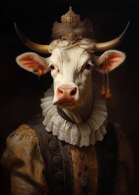 Cow in Royal Attire