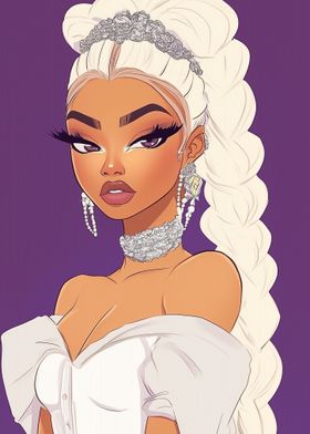 Glamorous Woman Illustration