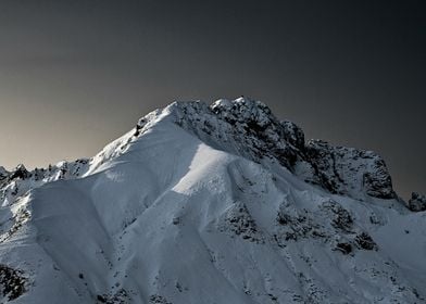 Snowy Mountain Peak