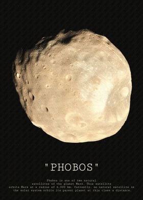 Phobos Moon of Mars