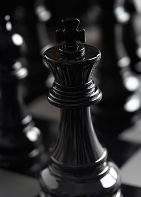 Black Chess King