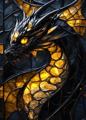 Stained Glass Dragon