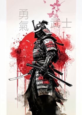 Japanese Samurai Warrior 