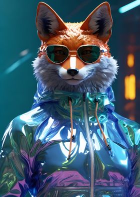 Fox in Sunglasses