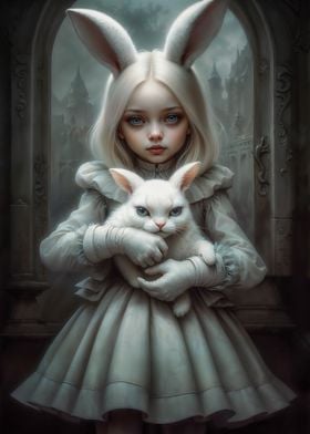 White Rabbit Girl, Alice in Wonderland Inspired