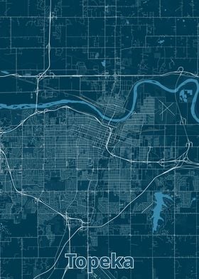 Topeka City Map