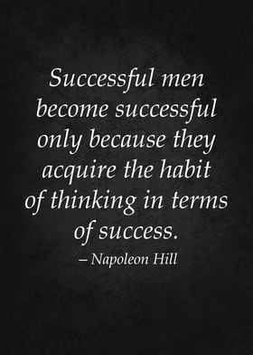 Napoleon Hill Success Quote