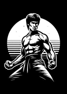 Bruce Lee Illustration